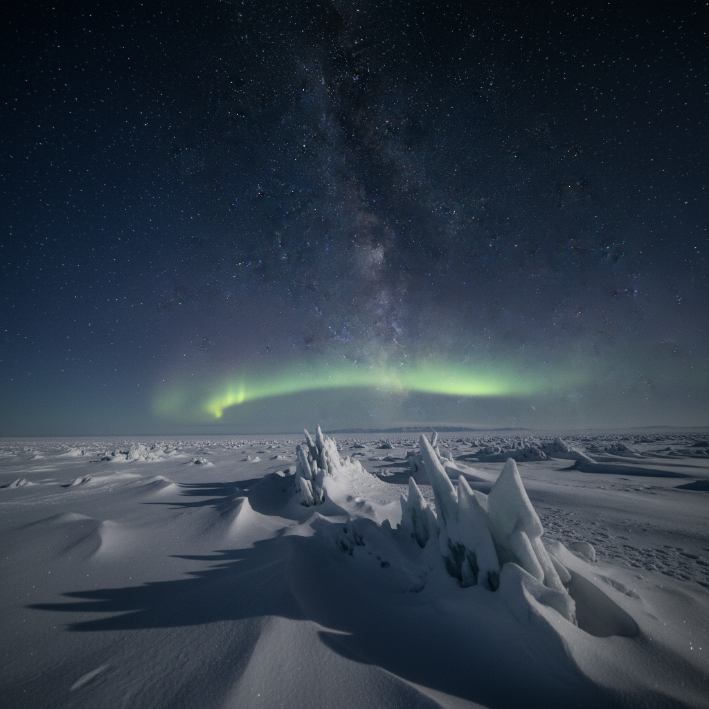 Russian Explorers Conquer North Pole During Polar Night, Setting New Record